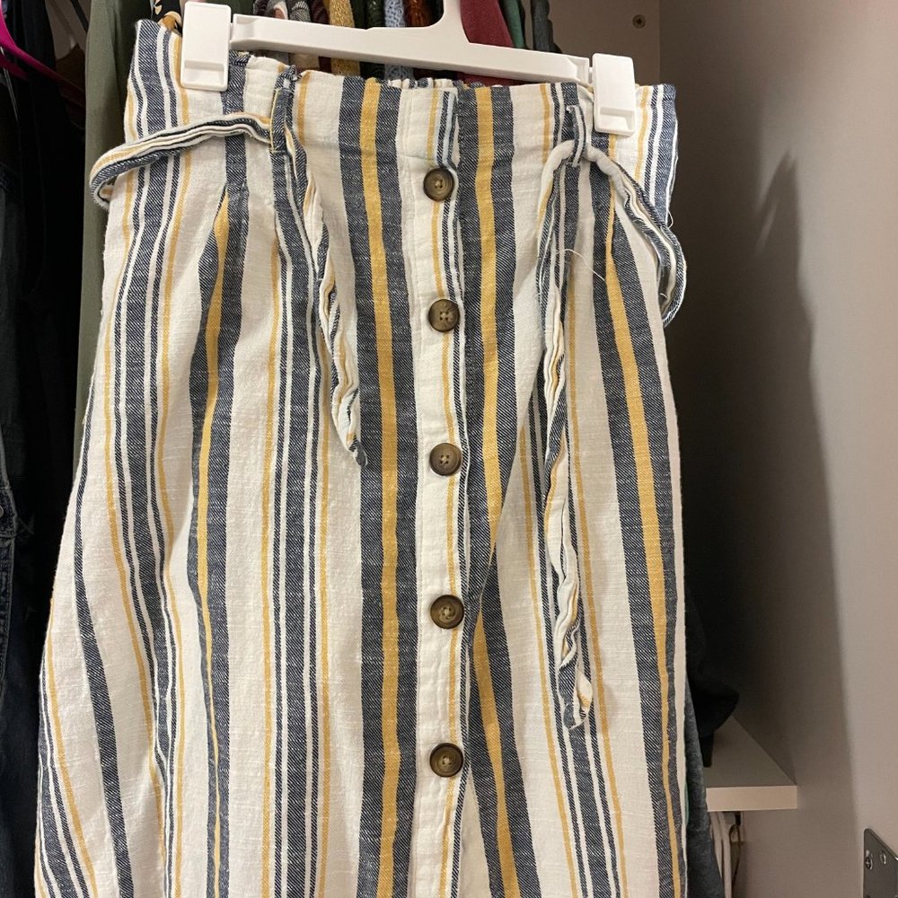 Live 4 Truth Striped Midi Skirt